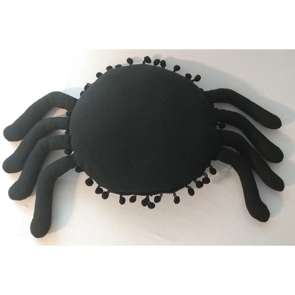 Spider Plushie - Spider Pillow, Halloween Decor Spooky Handmade